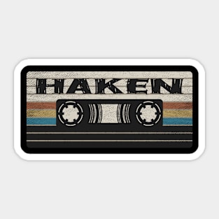 Haken Mix Tape Sticker